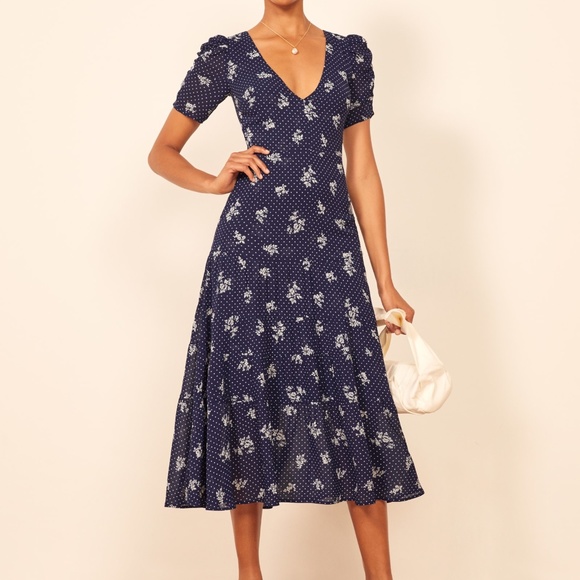 reformation cosa midi dress